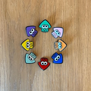 Splatoon Inkling Squid Icon Pin