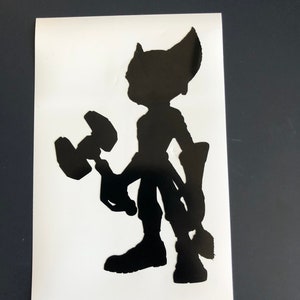 Ratchet and Clank - Ratchet Vinyl Decal