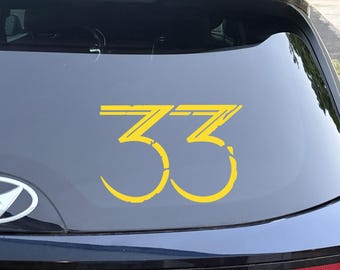 Clair Obscur: Expedition 33 Number Symbol -  Vinyl Decal