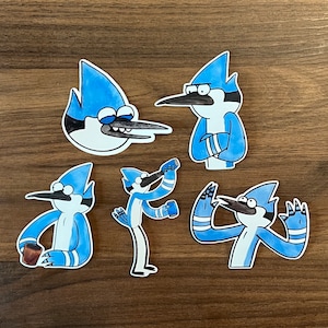 Mordecai - Regular Show Vinyl Stickers