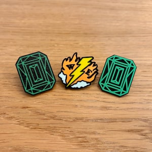 Lord Huron Pin Collection - Emerald Star / Vide Noir / World Ender Logos