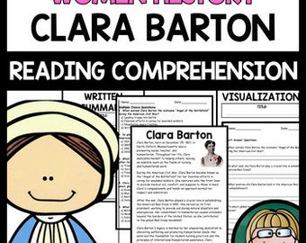 Clara Barton Biography - Women's History Month Reading Comprehension Passages