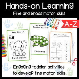 Toddler Curriculum Activities Preschool Pre-K Kindergarten Learning Bundle Activity Worksheets , Coloring , Dot To Dot, Printable image 3