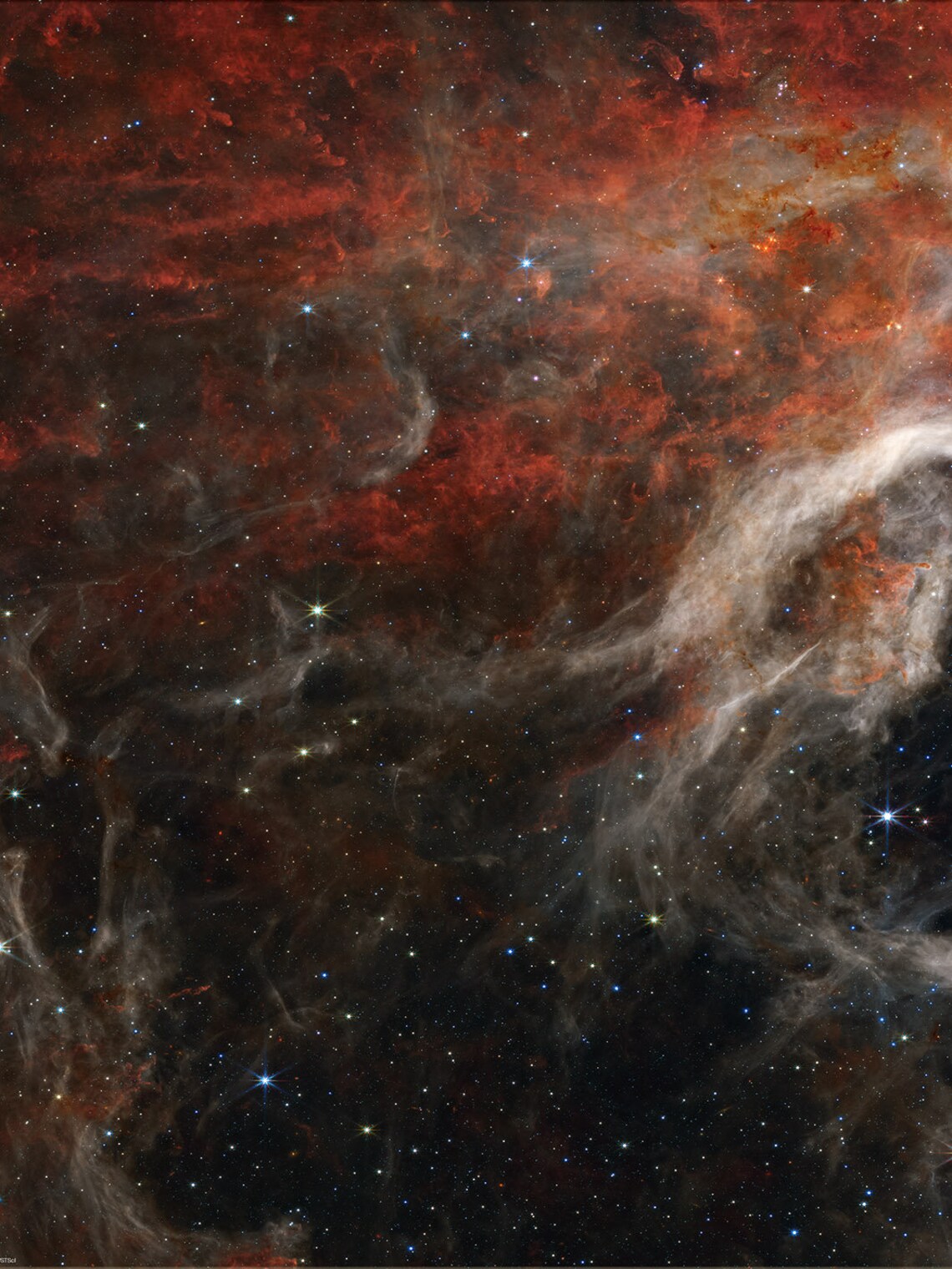 Tarantula Nebula James Webb Telescope 30 Doradus NGC 2070 Stars And tarantula-nebula-james-webb-telescope-30-doradus-ngc-2070-stars-and