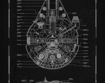 スターウォーズ特許プリント3枚セット | スターウォーズの設計図