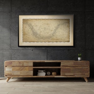 ALL STARS MAP - Vintage / Constellations Chart Print, Celestial Decor, Astrology, Sky map