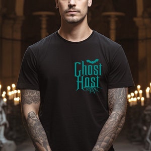 Ghost Host Haunted Mansion Tee Halloween Magical Vacation Graphic Tee