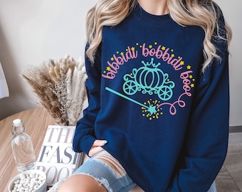 Bibbidi Bobbidi Boo Carriage Magic Wand Fairy Godmother Inspired Graphic Sweatshirt Sweater Youth and Adult