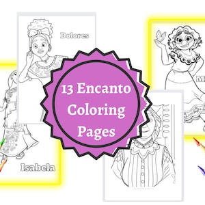 Encanto Coloring Pages for Kids Coloring Pages Printable Coloring ...