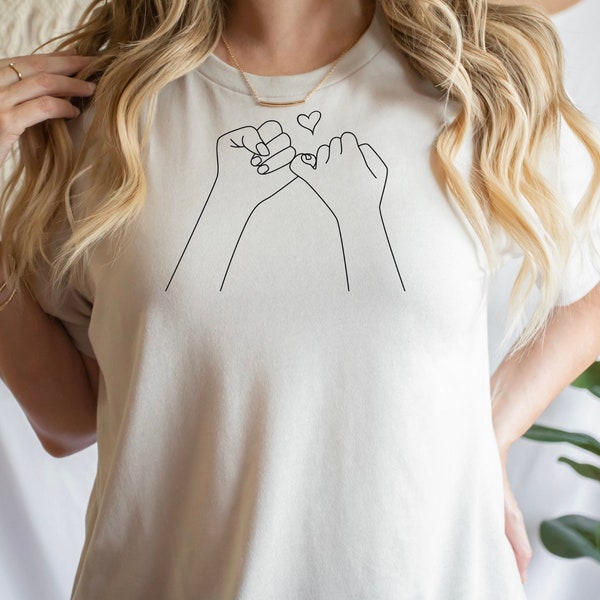 Best Friend Shirt PNG, Pinky Promise PNG, Pinky Swear PNG, Bestie Shirt Png, Sister Shirt Png, Girl Friends Shirt Png, Love Png, Friendship