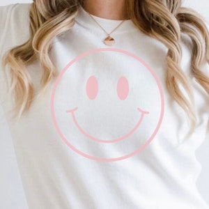 Smiley Face PNG, Smiley Face, Trendy PNG, Popular PNG, Smiley Face Clipart, Smiley Face Shirt, Pink Smiley,, Happy Png, Png for Sublimation