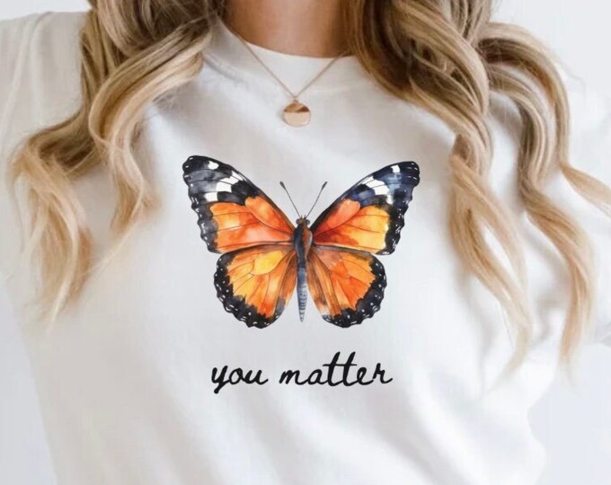 Butterfly PNG, Mental Health PNG, Anxiety PNG, You Matter Png, Png for ...