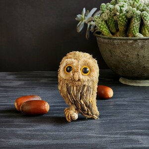 Handmade unique cute owl magnet for aesthetic room decor, Decorative new apartment gift objects, 3D locker wall owl decor