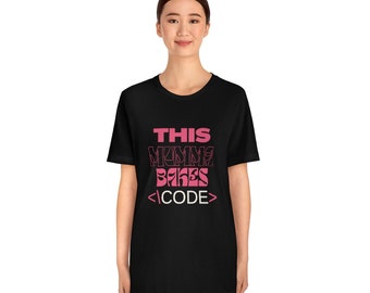 This Mumma Bakes Code Unisex Jersey Short Sleeve Tee