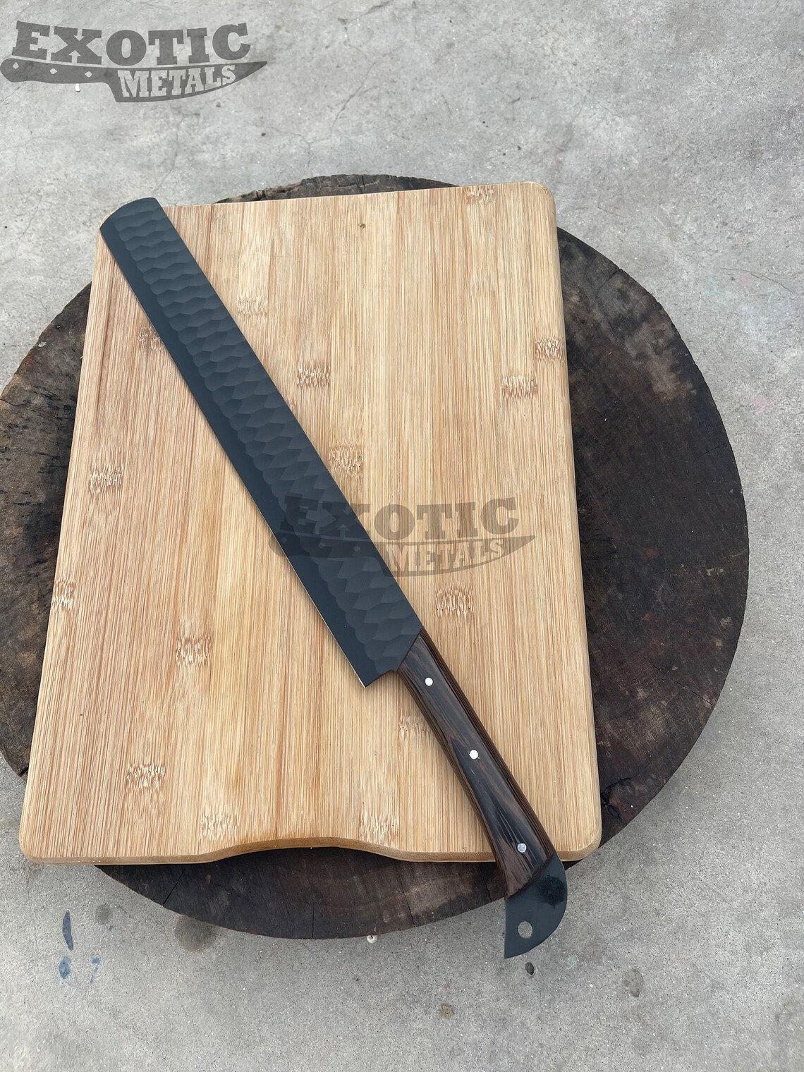 Custom Handmade Brisket Knife Set D2 Brisket Knife & Fork Etsy Canada