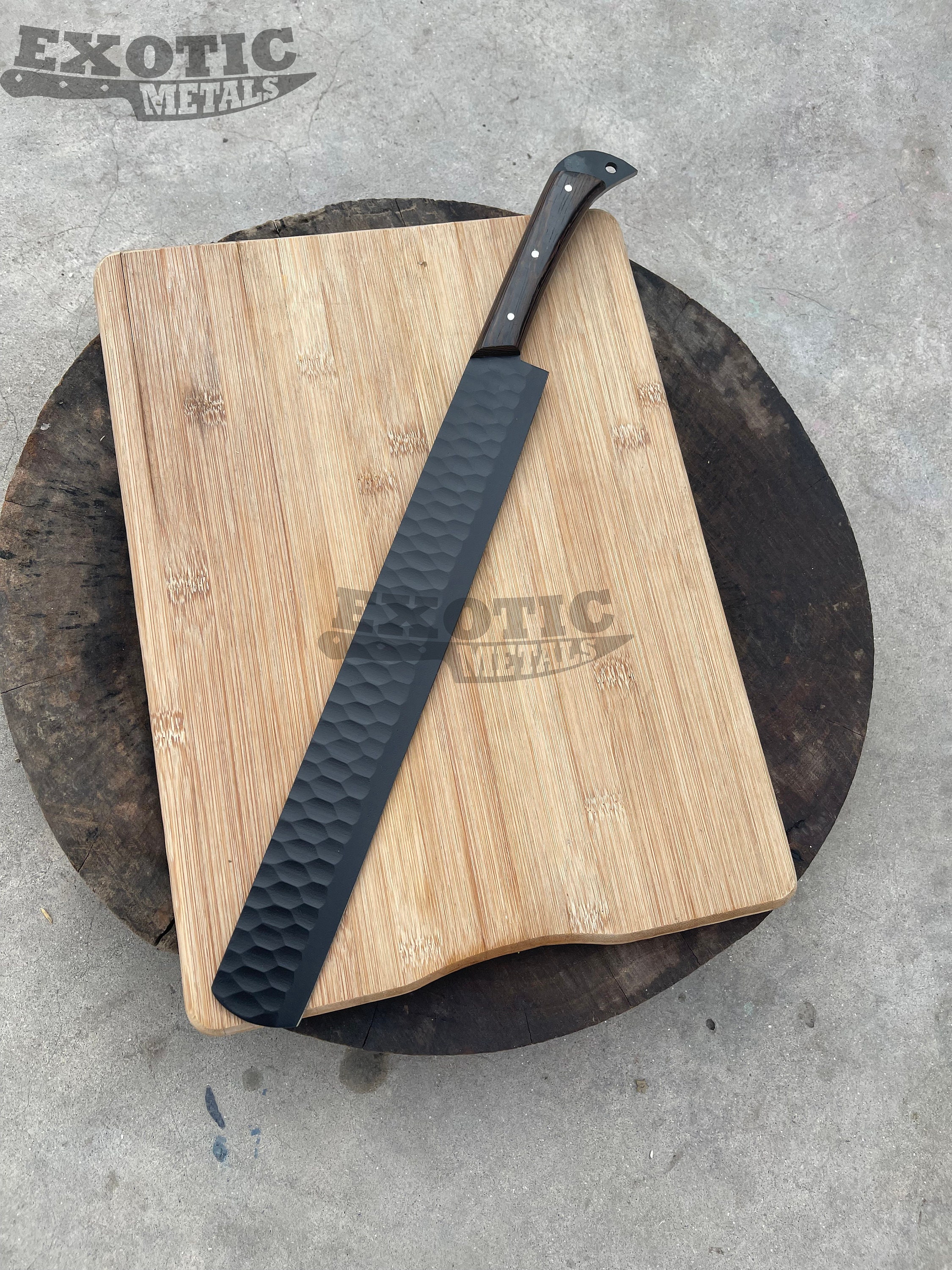 Custom Handmade Brisket Knife Set D2 Brisket Knife & Fork Etsy Canada