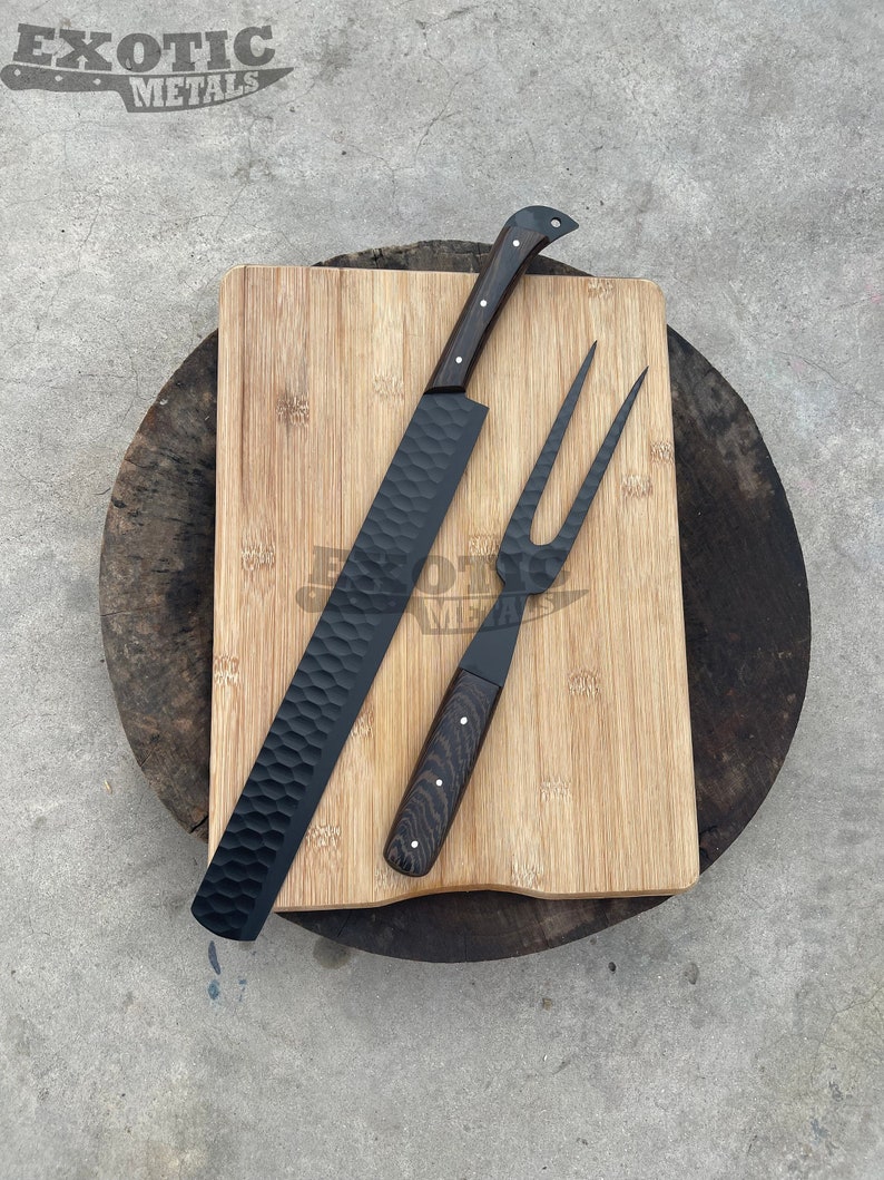 ExoticMetals Brisket Knife and Fork - Thumbnail 2
