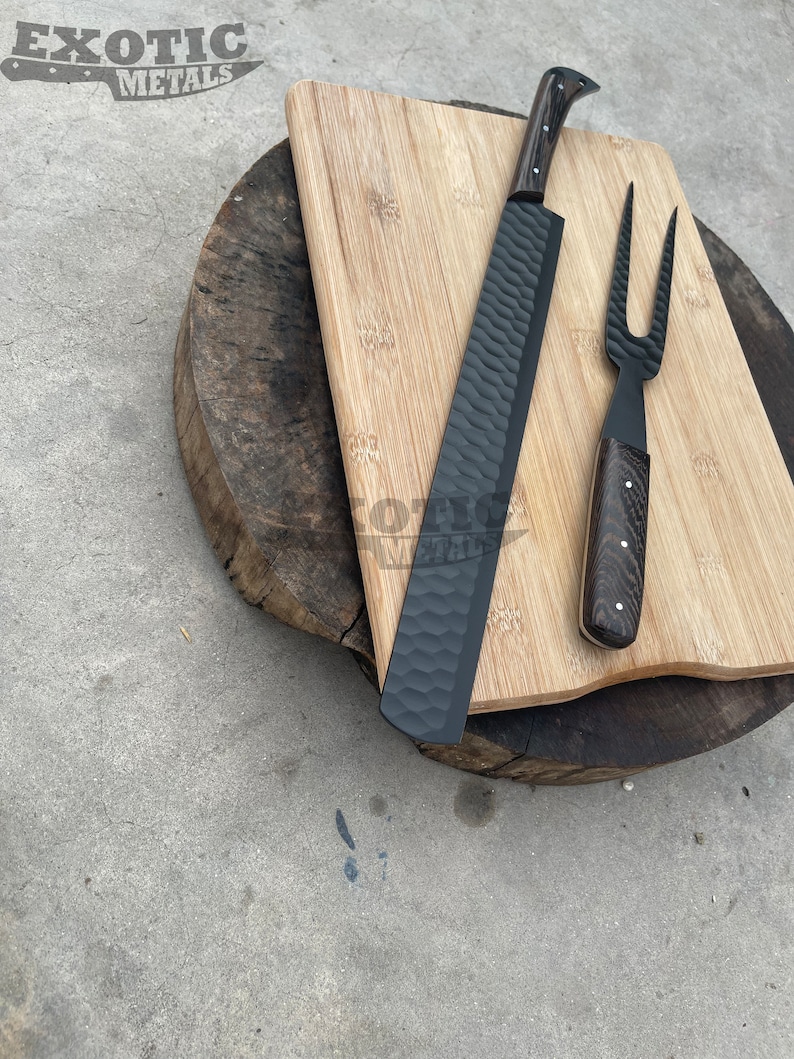 ExoticMetals Brisket Knife and Fork - Thumbnail 5