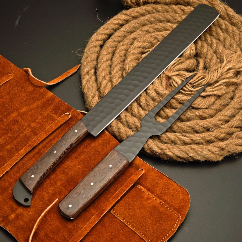 ExoticMetals Brisket Knife and Fork - Thumbnail 4