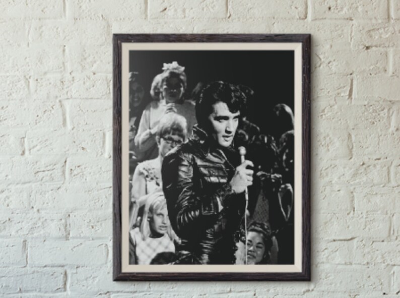 Elvis Presley 68 Comeback Special Wall Art Digital Print - Etsy