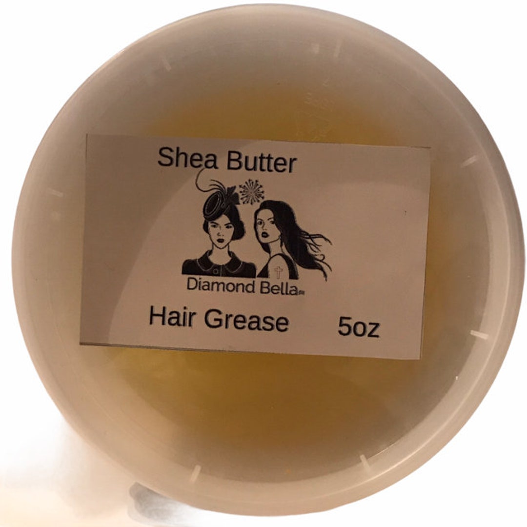 Shea Butter Hair Grease 5oz Organic Hair Care Etsy
