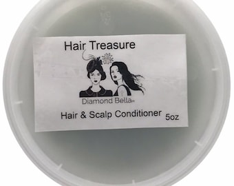 Diamond Bella Hair Treasure Hair & Scalp Conditioner 5 OZ organic Hair Care