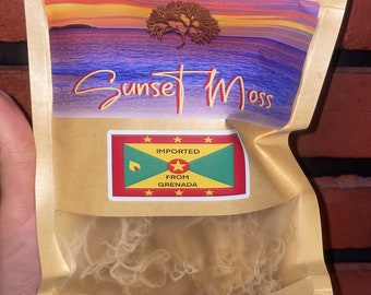 Dried Seamoss/ Sunset Wildcrafted Premium Sea Moss Gold Dry / Seamoss Dried