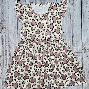 Leopard Cheetah Mouse Inspired Dress