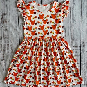Pumpkin Mouse Inspired Fall Dress