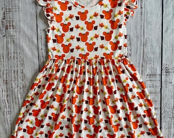 Pumpkin Mouse Inspired Fall Dress