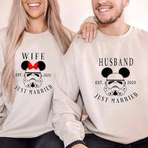 Star Wars Matching Shirts/Disney Mooners Shirt/Star wars couples /Star Wars Couple Shirt t/Custom Husband & Wifey Shirt/