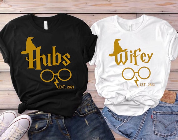 Mens Couples Shirt Set Mens Womens Tshirt Tee Wifey Hubby Just Mens Couples Shirt Set Mens Womens Tshirt Tee Wifey Hubby Just