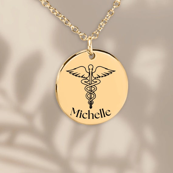 Woman Medical ID Necklace/emergency Necklace/personalized Medical