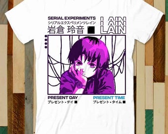 Serial Experiments Lain 日本の T シャツ ユニセックス 大人