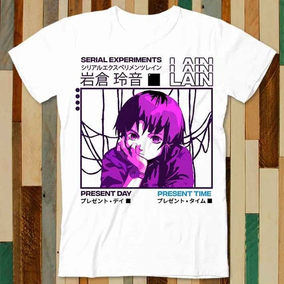Serial Experiments Lain Japanese T Shirt Adult Unisex Men