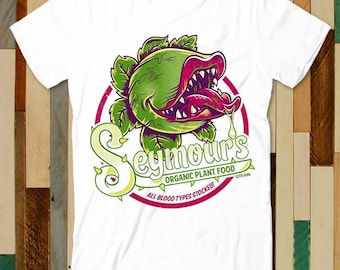 Seymours Organic Plant Food Little Shop Of Horrors 80s Cult Film T Shirt Adult Unisex Men Women Retro Tee Vintage Top A4959