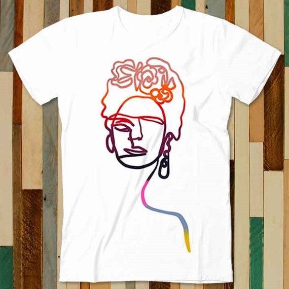 Camiseta Blanco Camisetas Estampadas Frida Kahlo Frida Kahlo