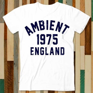Ambient Music 1975 Brian Eno The Orb Synthesizer T Shirt Adult Unisex Men Women Retro Design Tee Vintage Top A4969