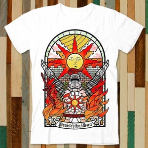 Elogie o sol cartão de tarô graças a deus jogos online dark souls gamer t camisa adulto unissex masculino feminino camiseta vintage topo a4952
