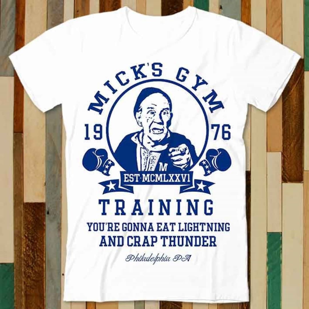 Micks's Gym Boxer Boxing Gloves Rocky T Shirt Adult Unisex Men