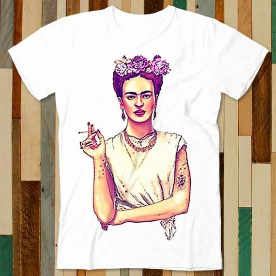 Quadro XXL Frida Kahlo - ritratto di donna in stile pop-art su sfondo blu