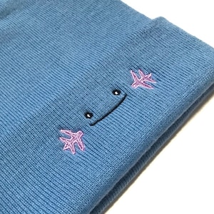 Embroidered Wooper Inspired Beanie | Hat | Adult Gift | Kawaii