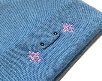 Embroidered Wooper Inspired Beanie | Hat | Adult Gift | Kawaii