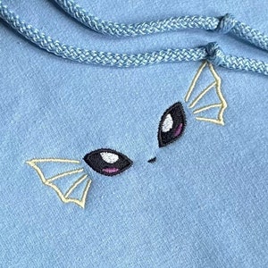 Embroidered Vaporeon Inspired Hoodie/Sweater/T-Shirt | Unisex | Japanese | Adult Gift