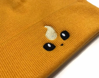 Embroidered Shiny Flareon Beanie | Hat | Adult Gift | Kawaii
