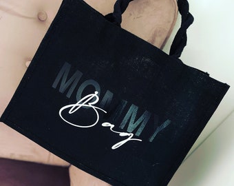 Mommy Bag | XL Jute Bag | Geschenktasche | Tasche | schön verpackt