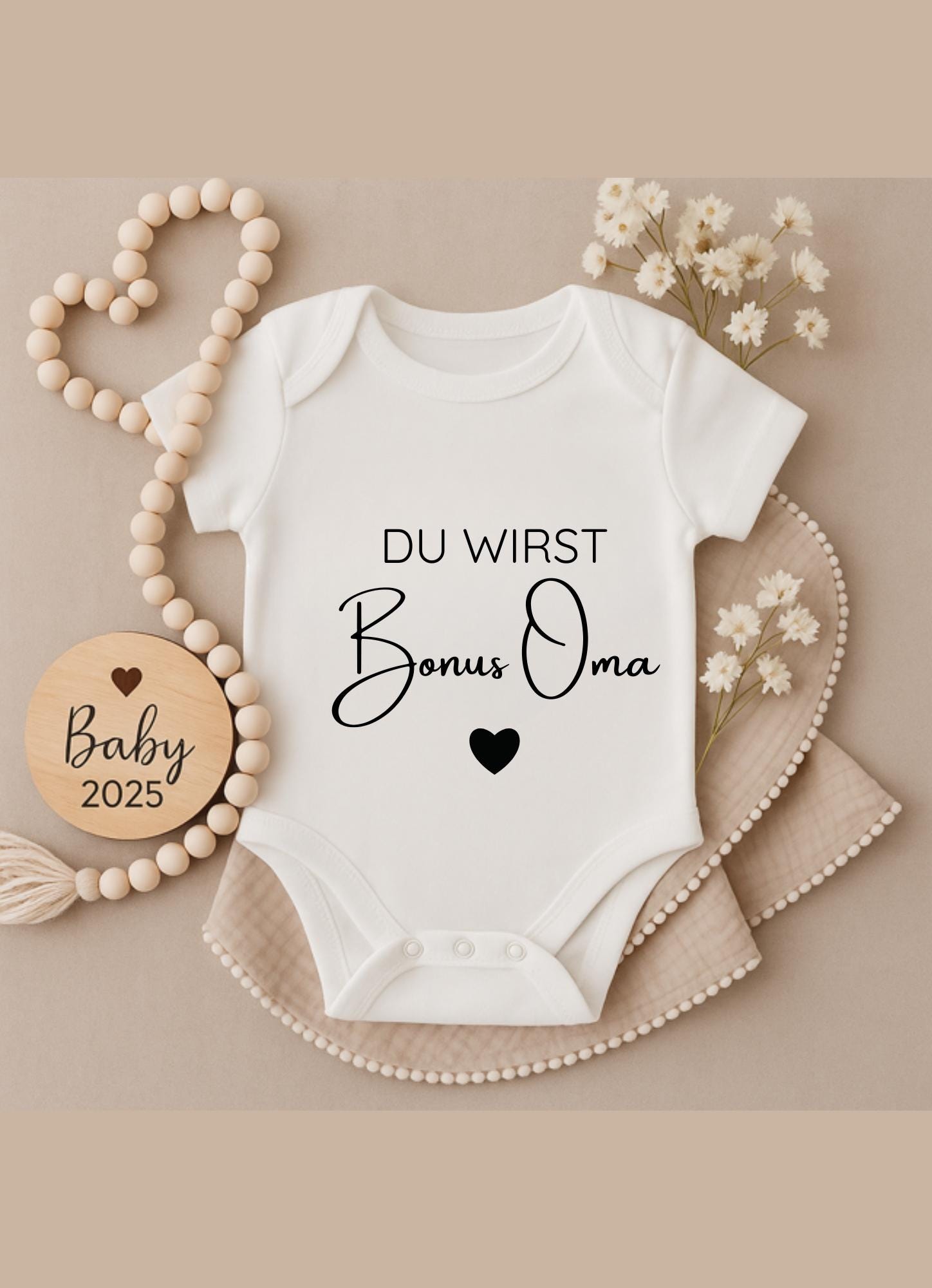 Body Neonato Personalizzato Con Nome - Primo Natale 100% Cotone Morbido - Idea Regalo Unica Per Bebè
