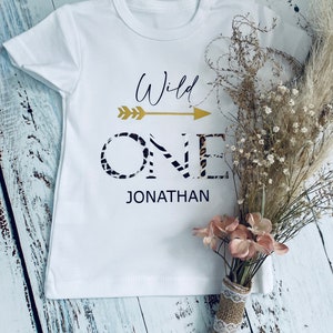 Birthday shirt, first birthday t-shirt, Wild One, Personalized t-shirt