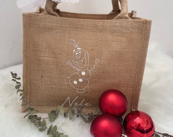 Weihnachtstasche|Jute Bag|Jute Tasche|Schön verpackt|Geschenktasche