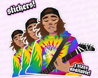 Vic Fuentes Pierce The Veil Sticker | PTV Music Band Fan Art Alternative Emo King for a Day Jaws of Life Gift Vinyl Bubble-free Stickers
